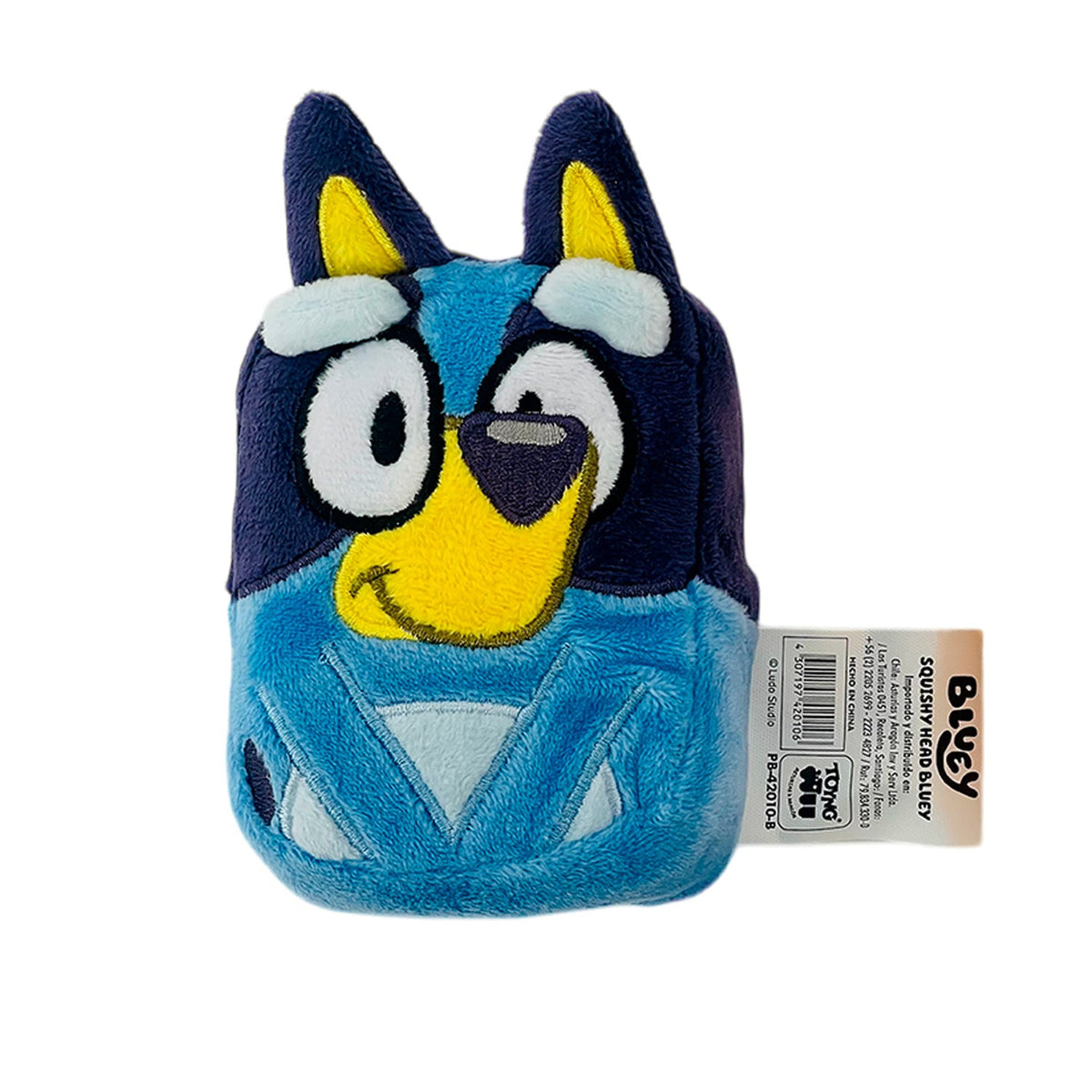 Peluche Squishy Head Bluey - Bluey - Toyng Chile