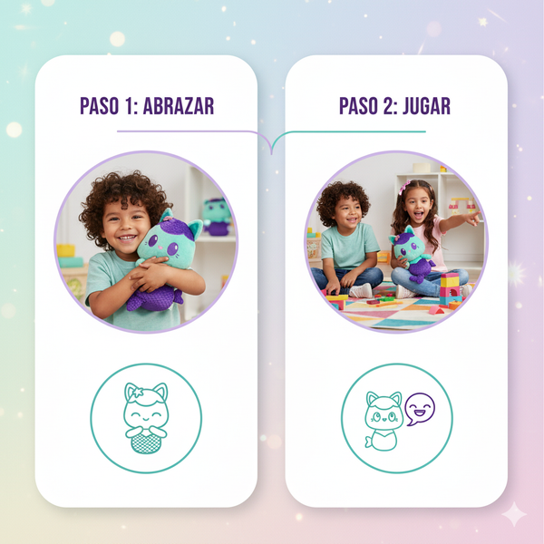 Peluche Mercat Gatito Sirena 25 cm – Gabby’s Dollhouse