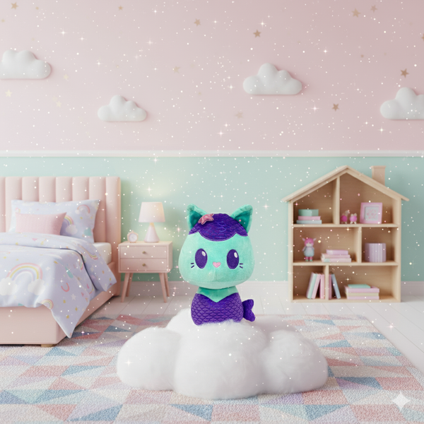 Peluche Mercat Gatito Sirena 25 cm – Gabby’s Dollhouse