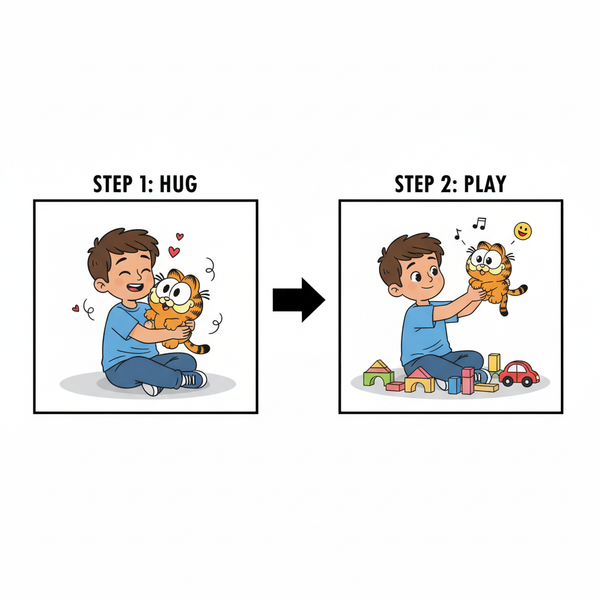 Peluche Baby Garfield 20 cm - Garfield