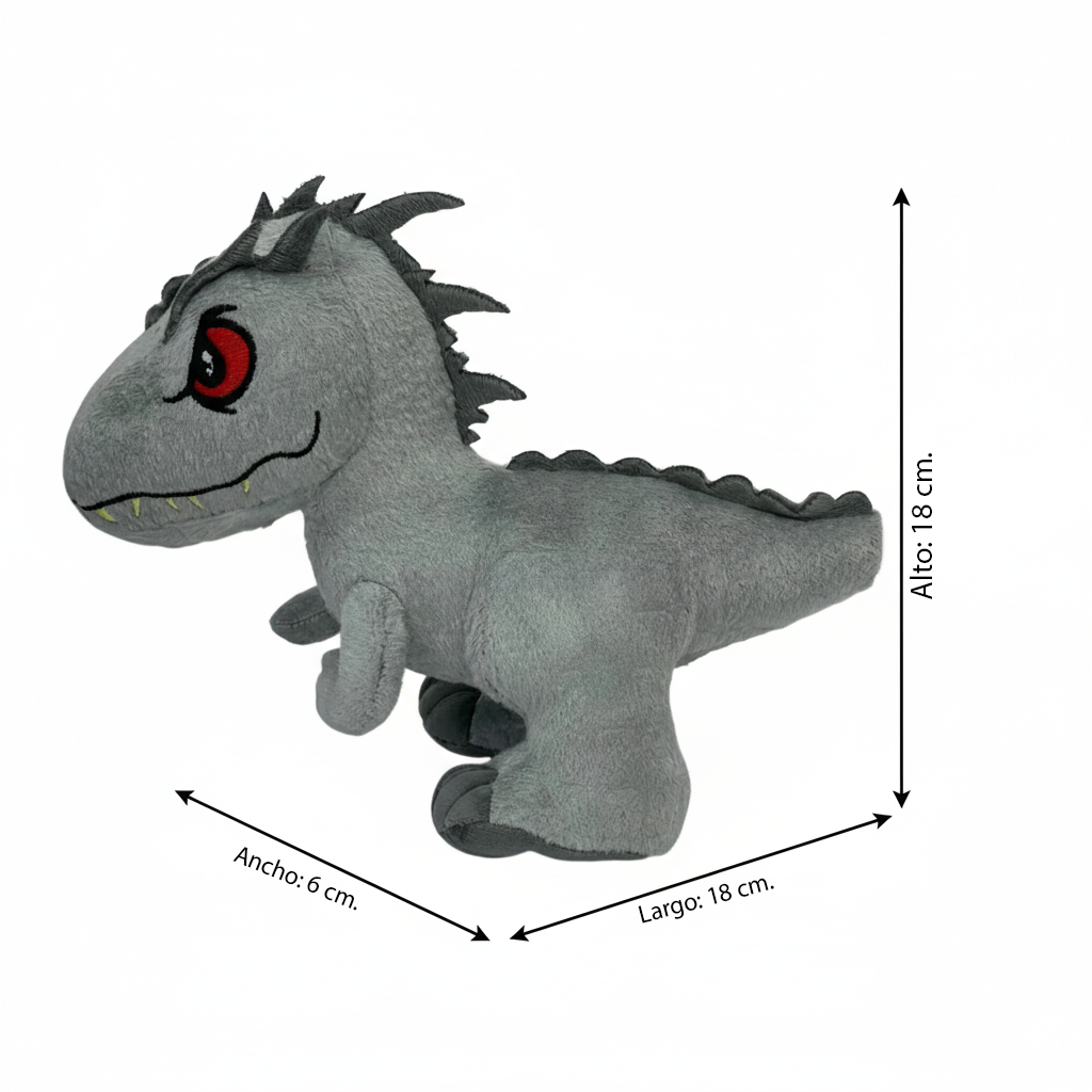 Peluche Dinosaurio Gris - Jurassic