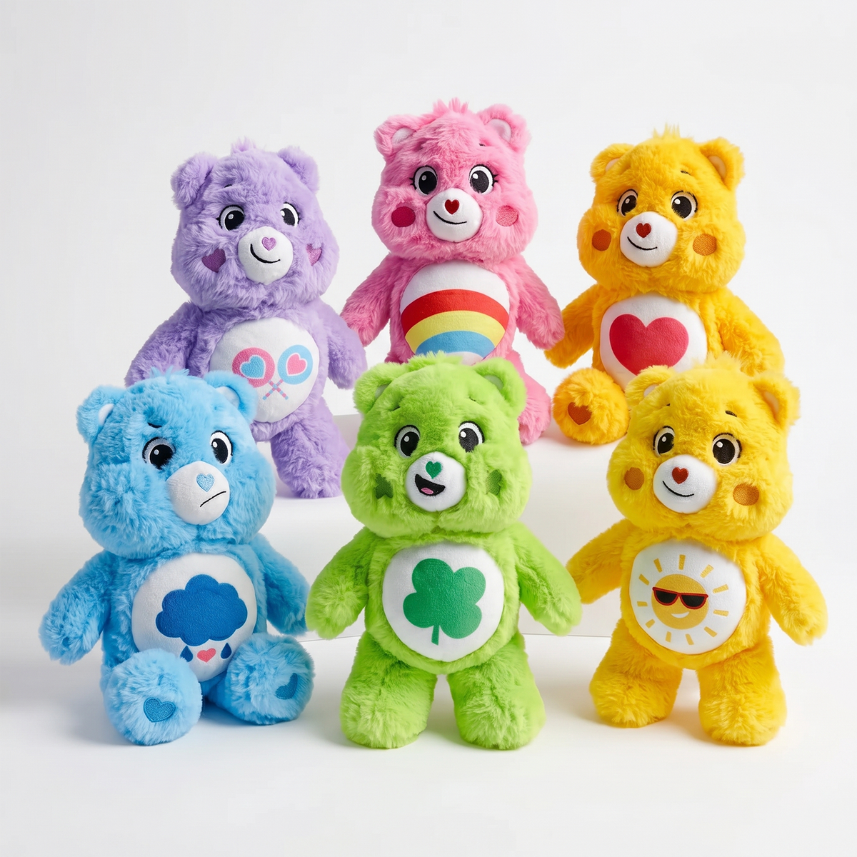 Pack x6 Peluches Cariñositos 20 cm Colección Completa