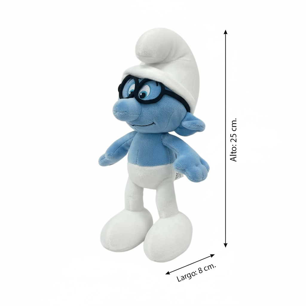Peluche Pitufo Filósofo - Los Pitufos