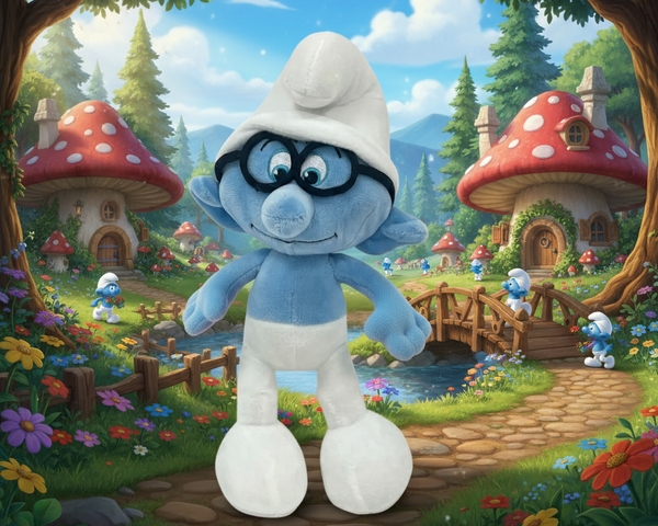Peluche Pitufo Filósofo - Los Pitufos