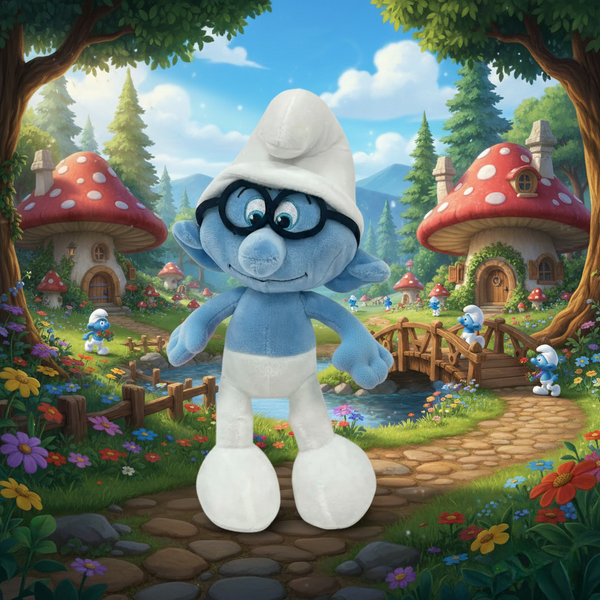 Peluche Pitufo Filósofo - Los Pitufos