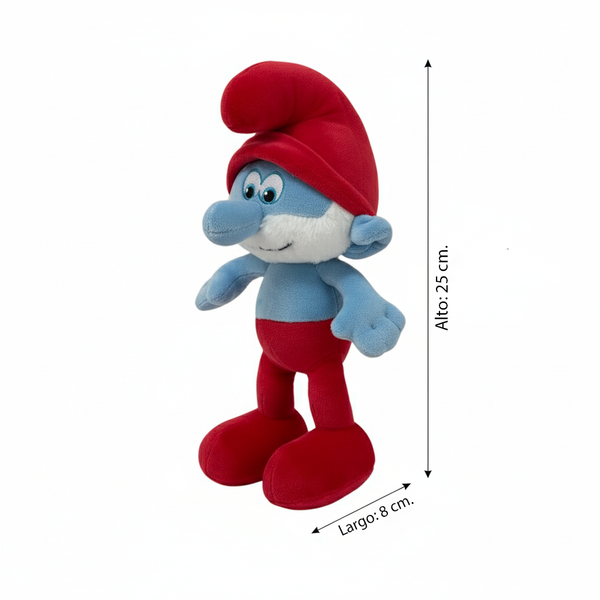 Peluche Papá Pitufo - Los Pitufos