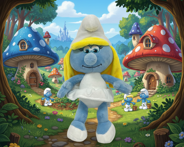 Peluche Pitufina - Los Pitufos