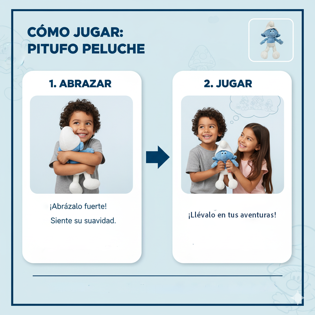 Peluche Pitufo - Los Pitufos