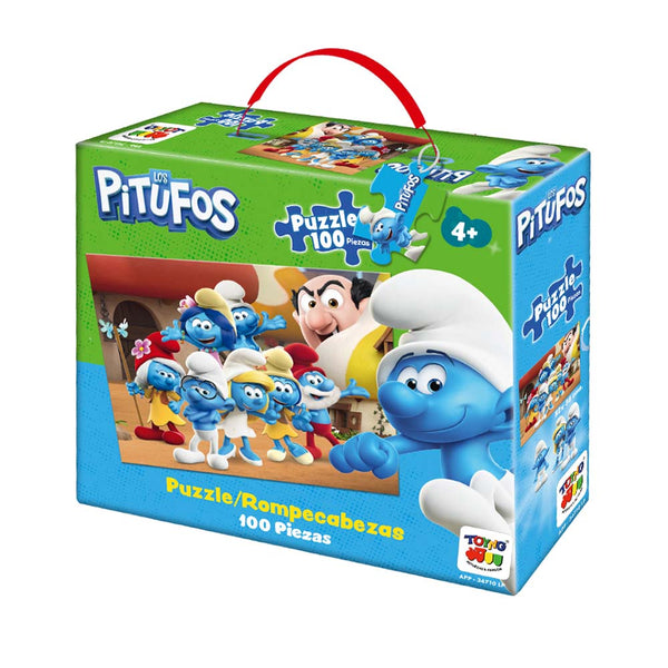 Puzzle 100 Piezas - Los Pitufos - Toyng Chile