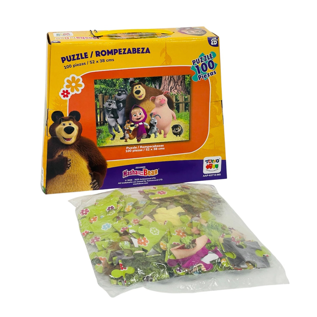 Puzzle 100 Piezas - Masha y El Oso - Toyng Chile
