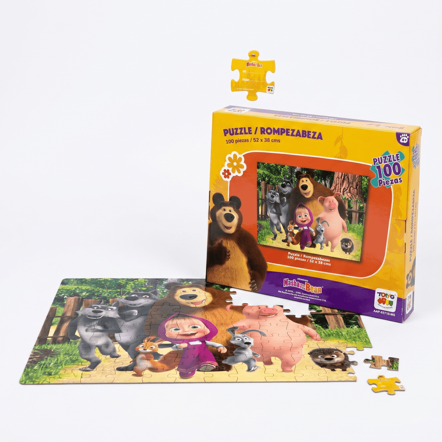 Puzzle 100 Piezas - Masha y El Oso - Toyng Chile
