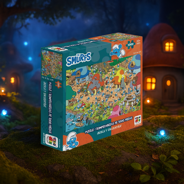 Puzzle 1000 Piezas - Los Pitufos - Toyng Chile