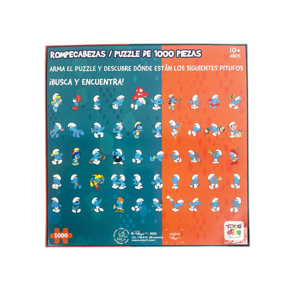 Puzzle 1000 Piezas - Los Pitufos - Toyng Chile