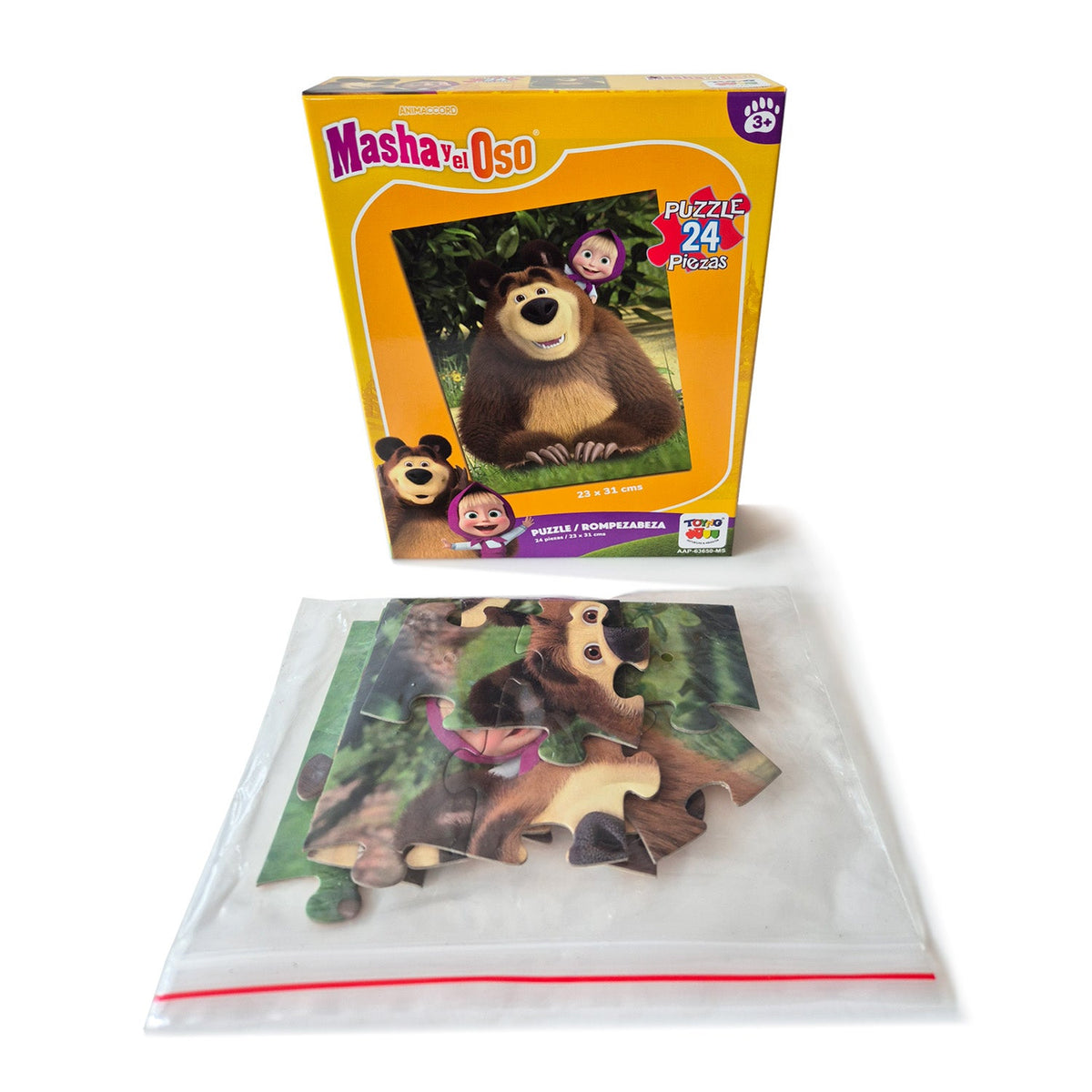 Puzzle 24 Piezas - Masha y El Oso - Toyng Chile