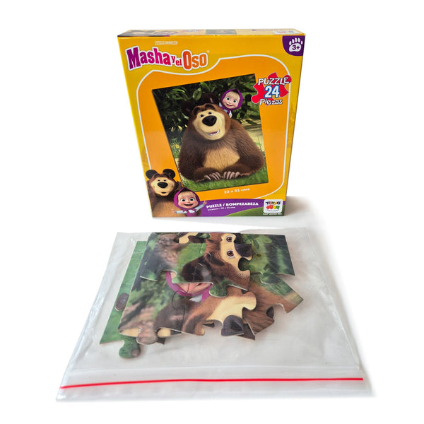Puzzle 24 Piezas - Masha y El Oso - Toyng Chile