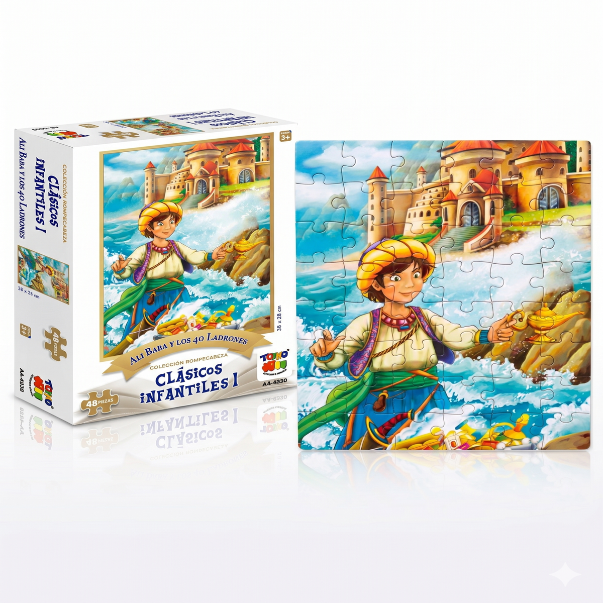 Puzzle 48 Piezas - Ali Baba Y Los 40 Ladrones - Toyng - Toyng Chile
