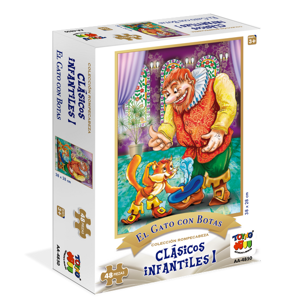 Puzzle 48 Piezas - El Gato Con Botas - Toyng - Toyng Chile