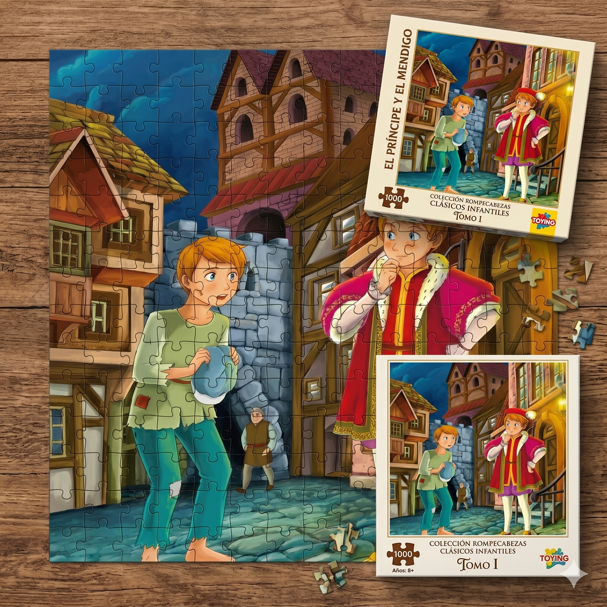 Puzzle 48 Piezas - El Principe Y El Mendigo - Toyng - Toyng Chile