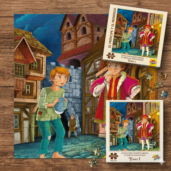 Puzzle 48 Piezas - El Principe Y El Mendigo - Toyng - Toyng Chile