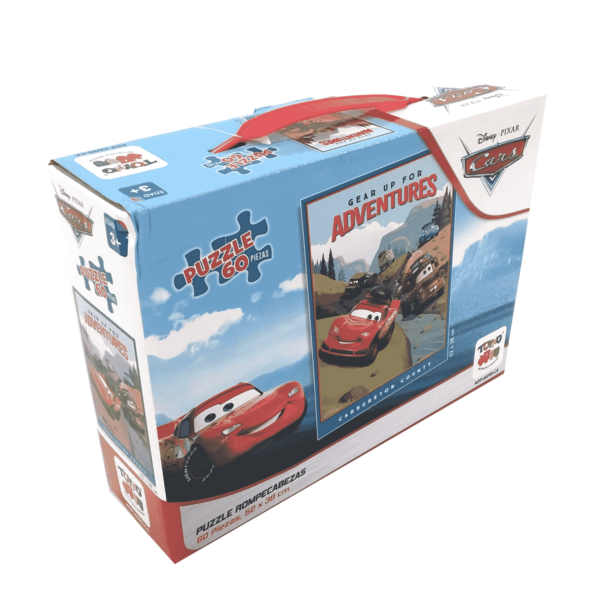 Puzzle 60 Piezas de Cars Mod. Maleta