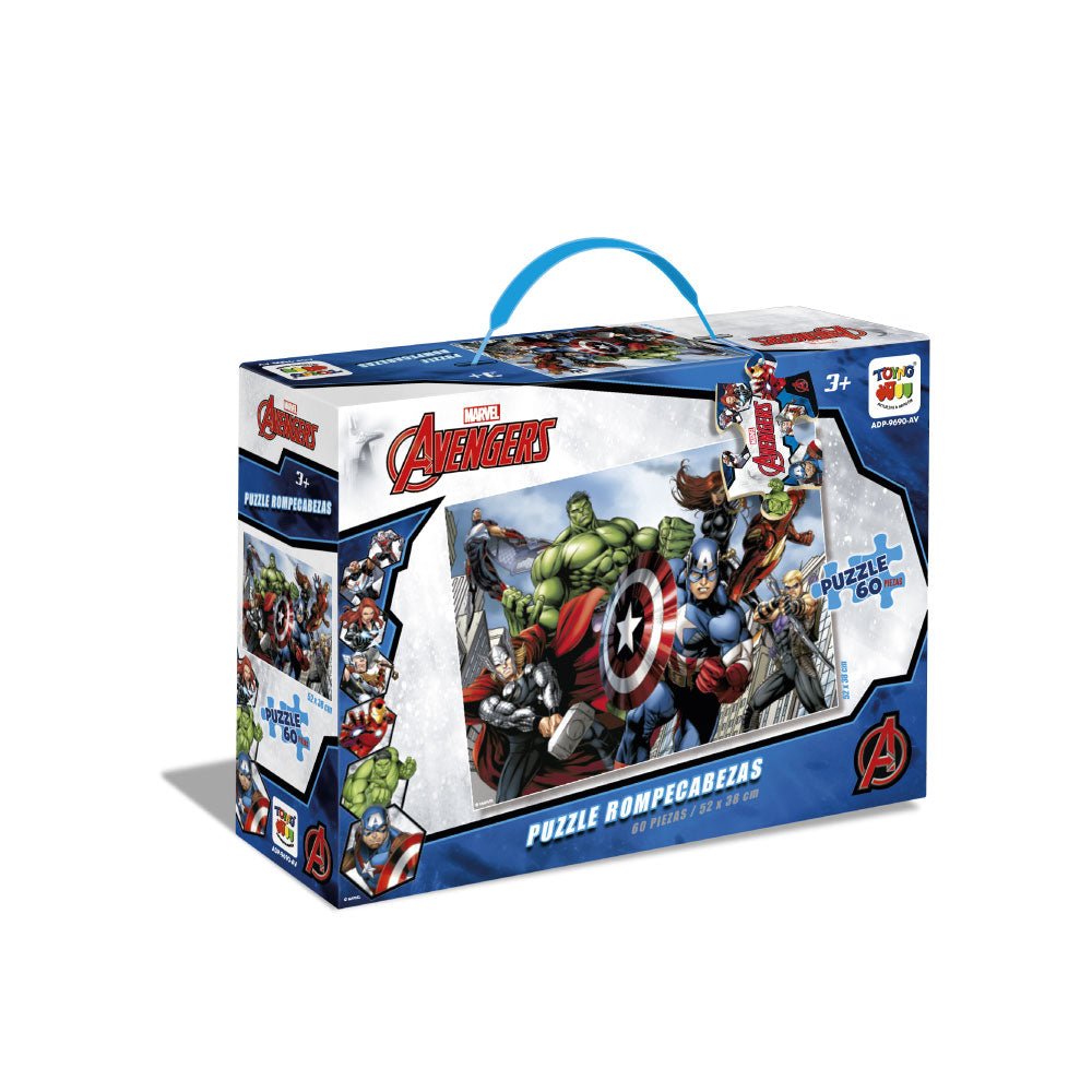 Puzzle 60 Piezas Mod Maleta Avengers - Toyng - Toyng Chile