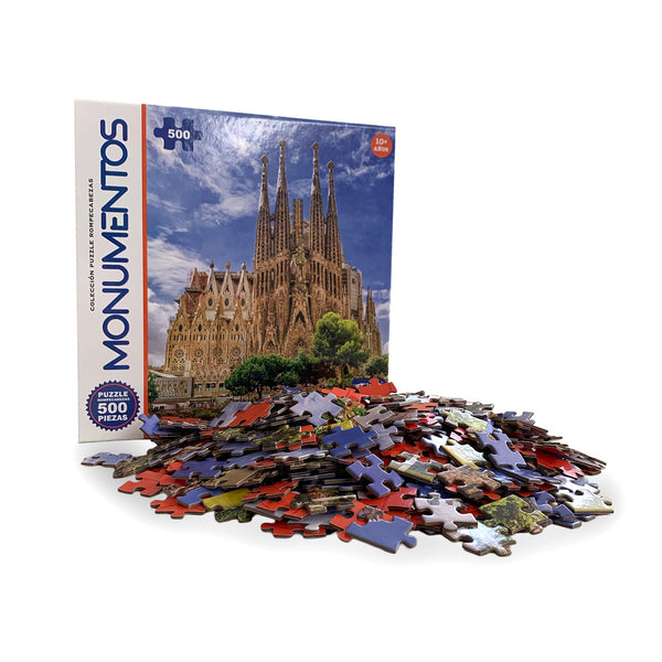 Puzzle Basílica De La Sagrada Familia (500 Piezas) - Toyng - Toyng Chile