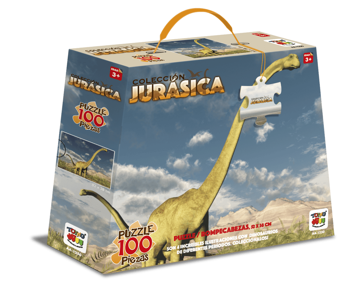 Puzzle Brachiosaurus Colección Jurásica (100 Piezas) - Toyng - Toyng Chile