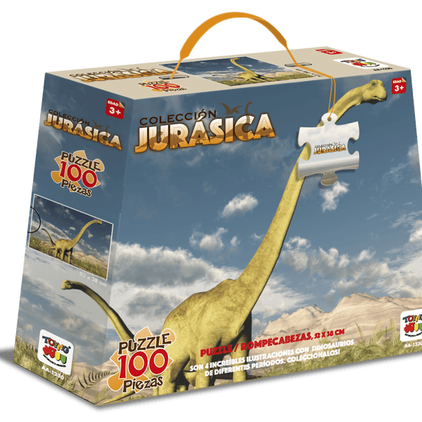Puzzle Brachiosaurus Colección Jurásica (100 Piezas) - Toyng - Toyng Chile