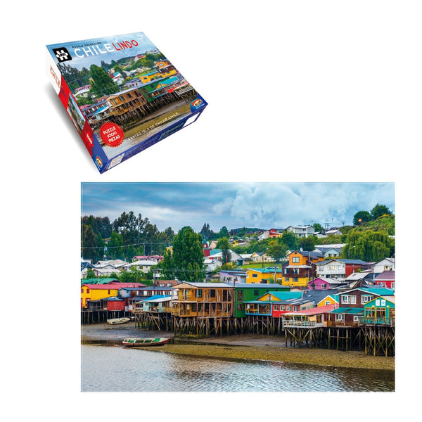 Puzzle Castro Chiloe (1000 Piezas) - Toyng - Toyng Chile