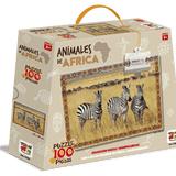 Puzzle Cebras (100 Piezas) - Toyng - Toyng Chile