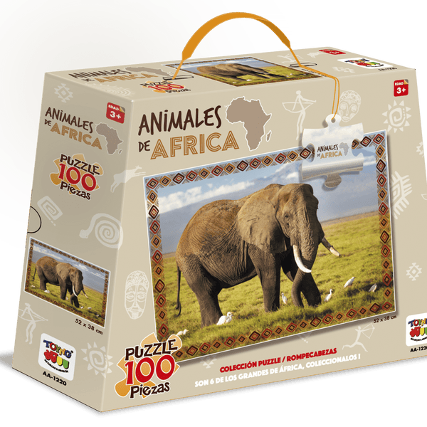 Puzzle Elefante (100 Piezas) - Toyng - Toyng Chile