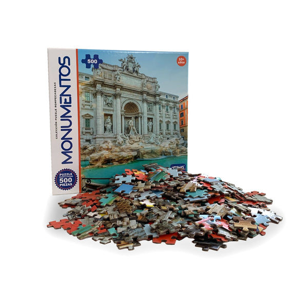 Puzzle Fontana Di Trevi (500 Piezas) - Toyng - Toyng Chile