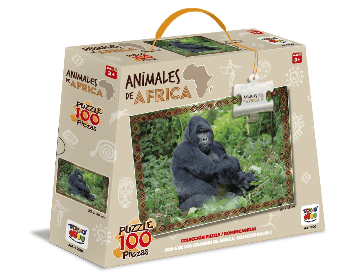 Puzzle Gorila (100 Piezas) - Toyng - Toyng Chile