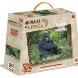 Puzzle Gorila (100 Piezas) - Toyng - Toyng Chile