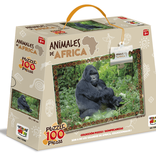 Puzzle Gorila (100 Piezas) - Toyng - Toyng Chile