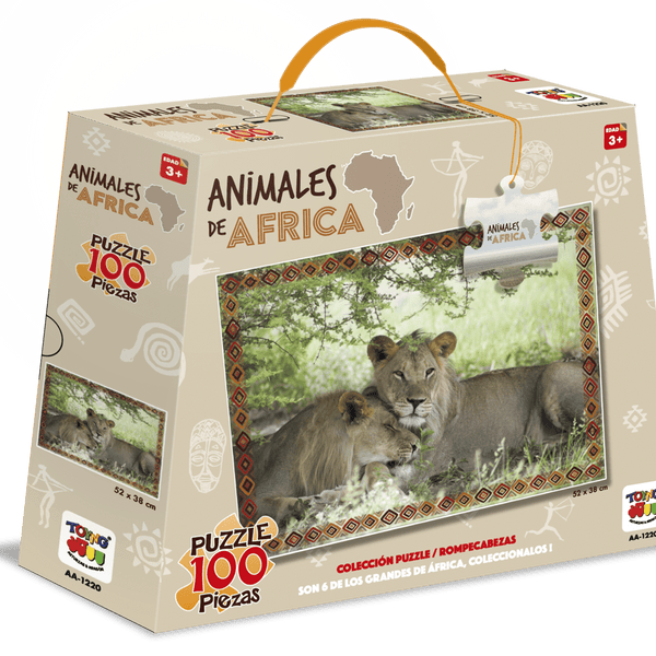 Puzzle Leones (100 Piezas) - Toyng - Toyng Chile