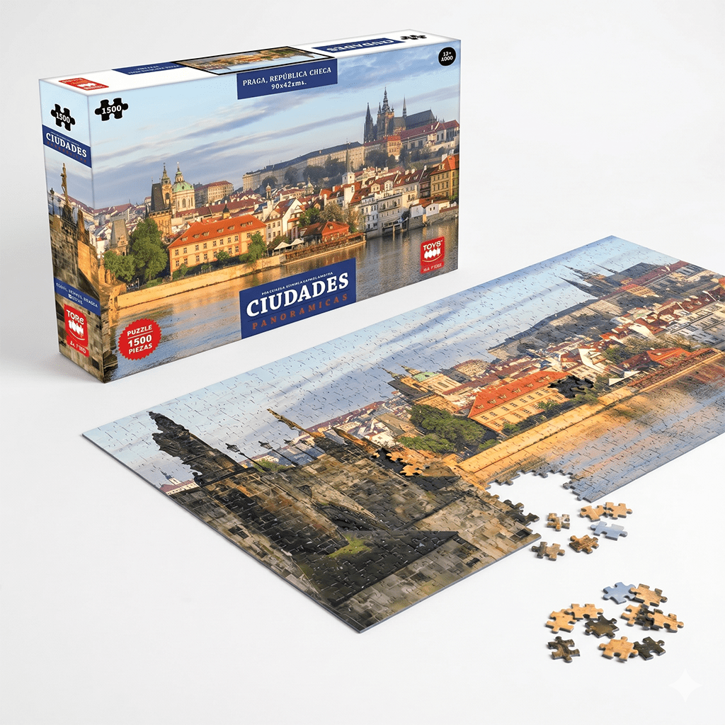 Puzzle Praga Panorámico (1500 Piezas) - Toyng - Toyng Chile