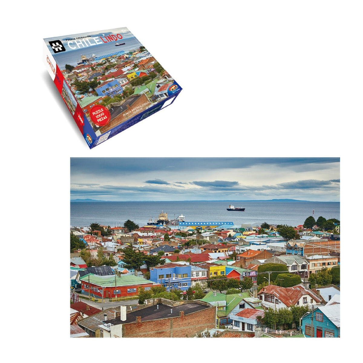 Puzzle Punta Arenas (1000 Piezas) - Toyng - Toyng Chile