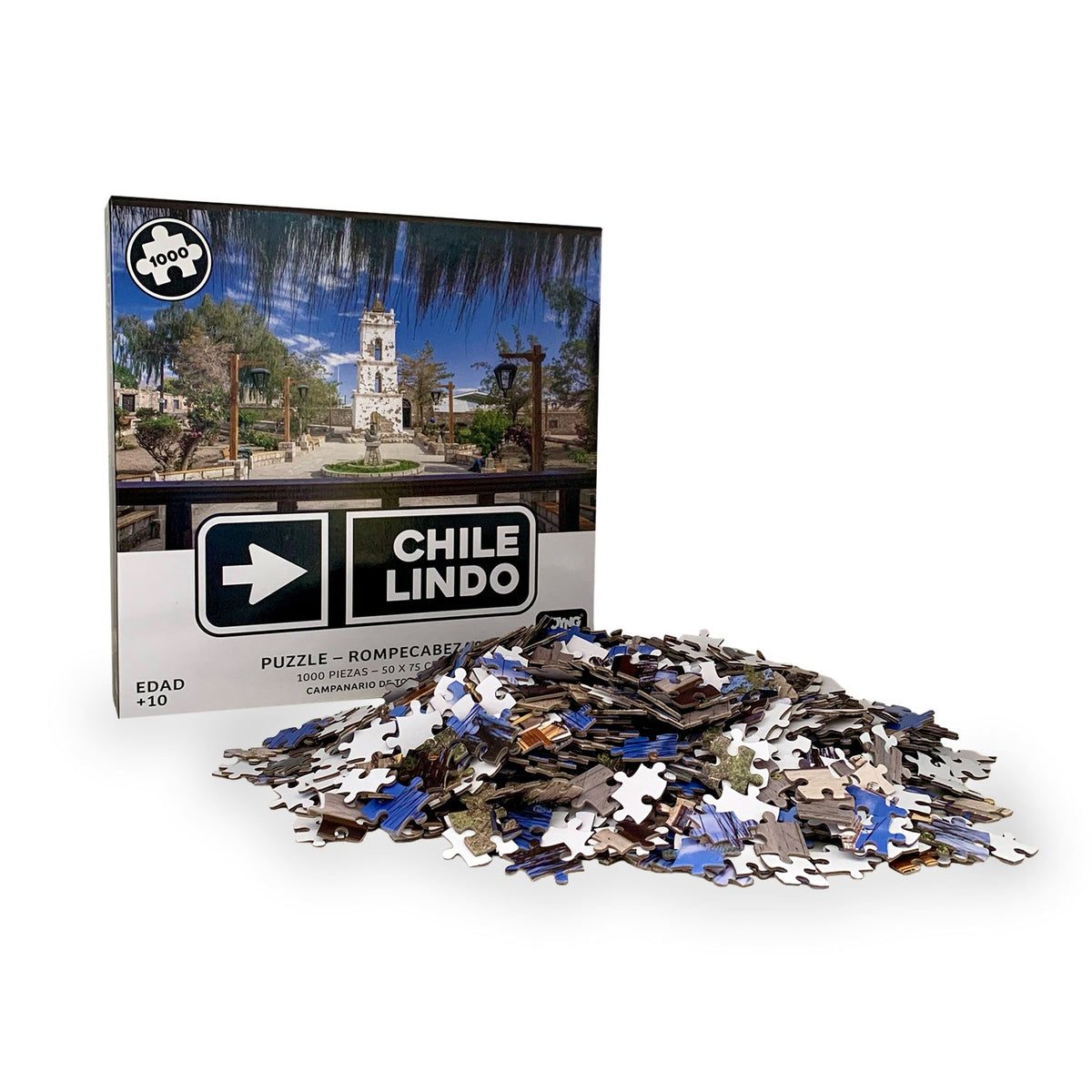 Puzzle Rompecabezas Campanario de Toconao (1000) Pz - Toyng - Toyng Chile