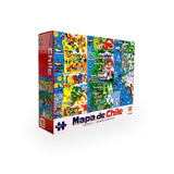 Puzzle Rompecabezas Mapa De Chile (200 Piezas) - Toyng - Toyng Chile