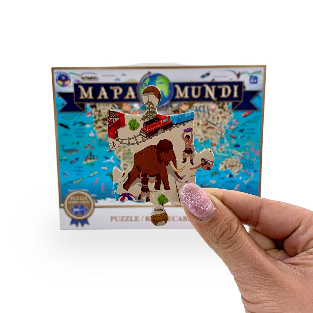 Puzzle Rompecabezas Mapamundi (200 Piezas) - Toyng - Toyng Chile