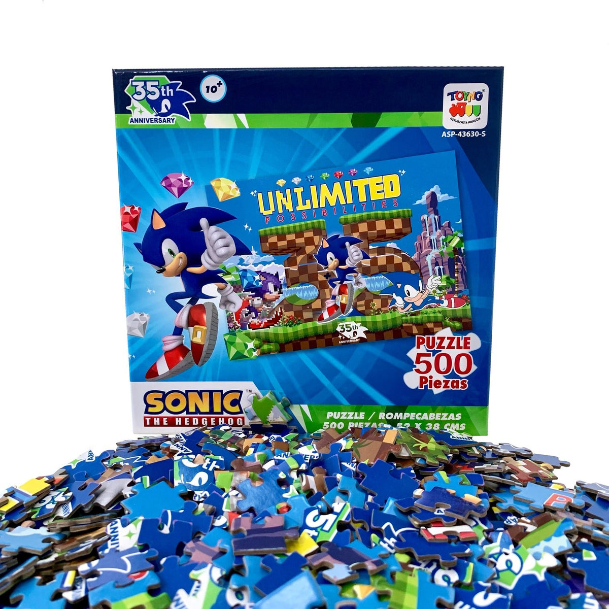 Puzzle Rompecabezas Sonic (500) Piezas - Sonic - Toyng Chile