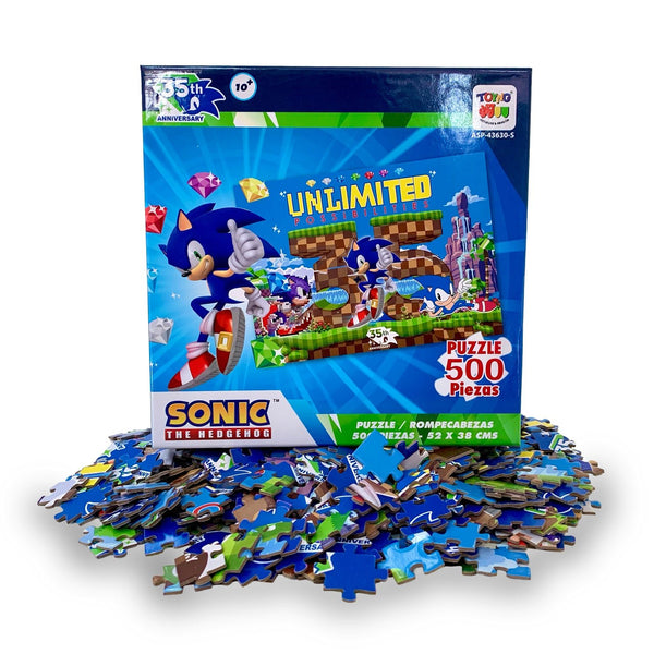Puzzle Rompecabezas Sonic (500) Piezas - Sonic - Toyng Chile