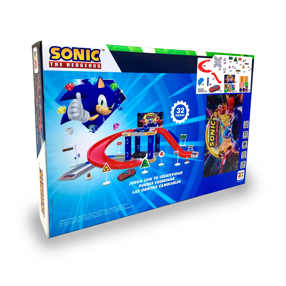 Juguete Pista de Autos - Sonic