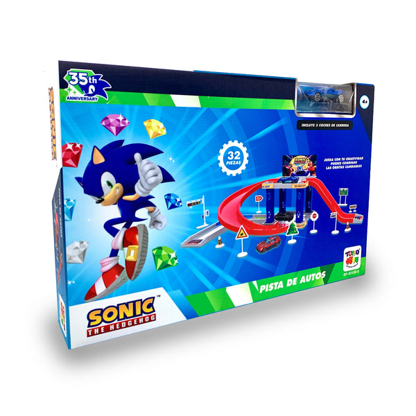 Juguete Pista de Autos - Sonic