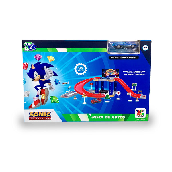 Juguete Pista de Autos - Sonic