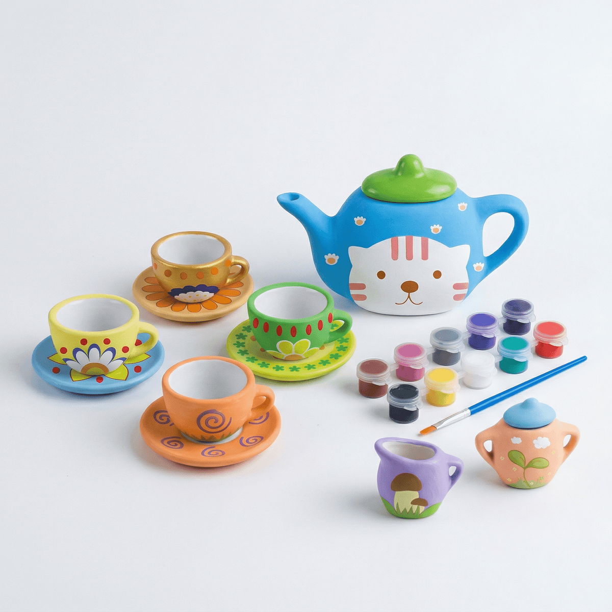 Set Ceramica Para Pintar 17 Piezas - Toyng Chile