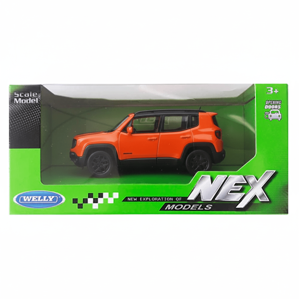 SUV Jeep Renegade Trailhawk Escala 1:34:39 - Welly - Toyng Chile