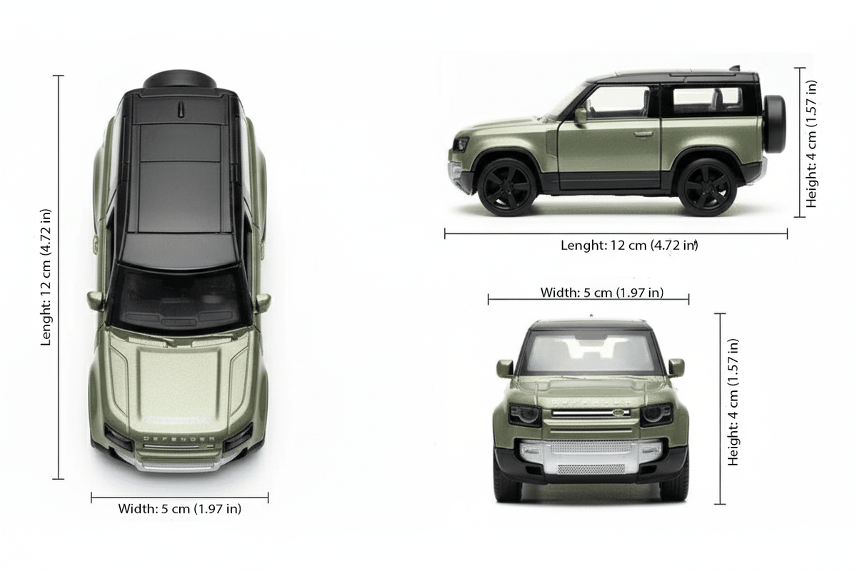 SUV Land Rover Defender 2020 Escala 1:34:39 - Welly - Toyng Chile