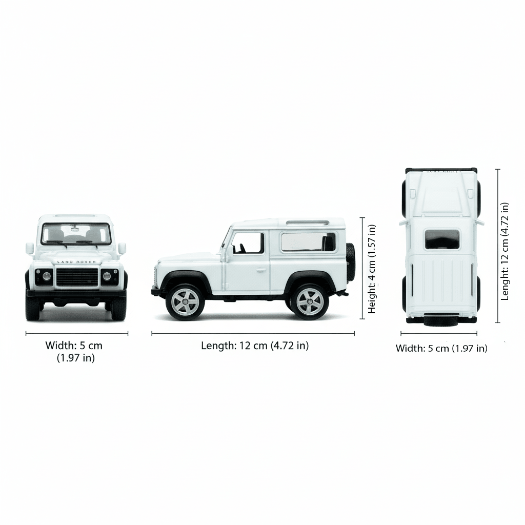 SUV Land Rover Defender Escala 1:34:39 - Welly - Toyng Chile